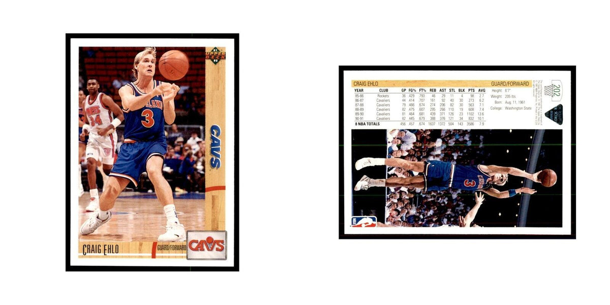 1991 Upper Deck Craig Ehlo Basketball Cards #202