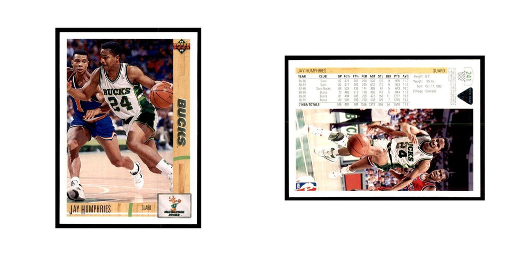 1991 Upper Deck Jay Humphries Basketball Cards #241