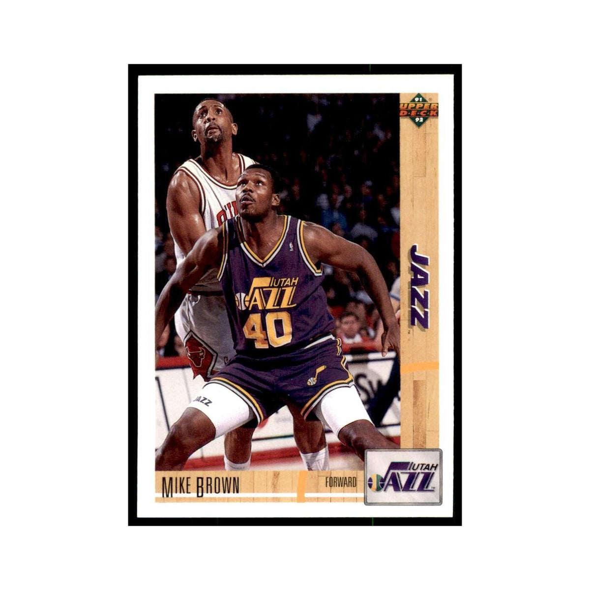1991 Upper Deck Mike Brown Basketball Cards #118