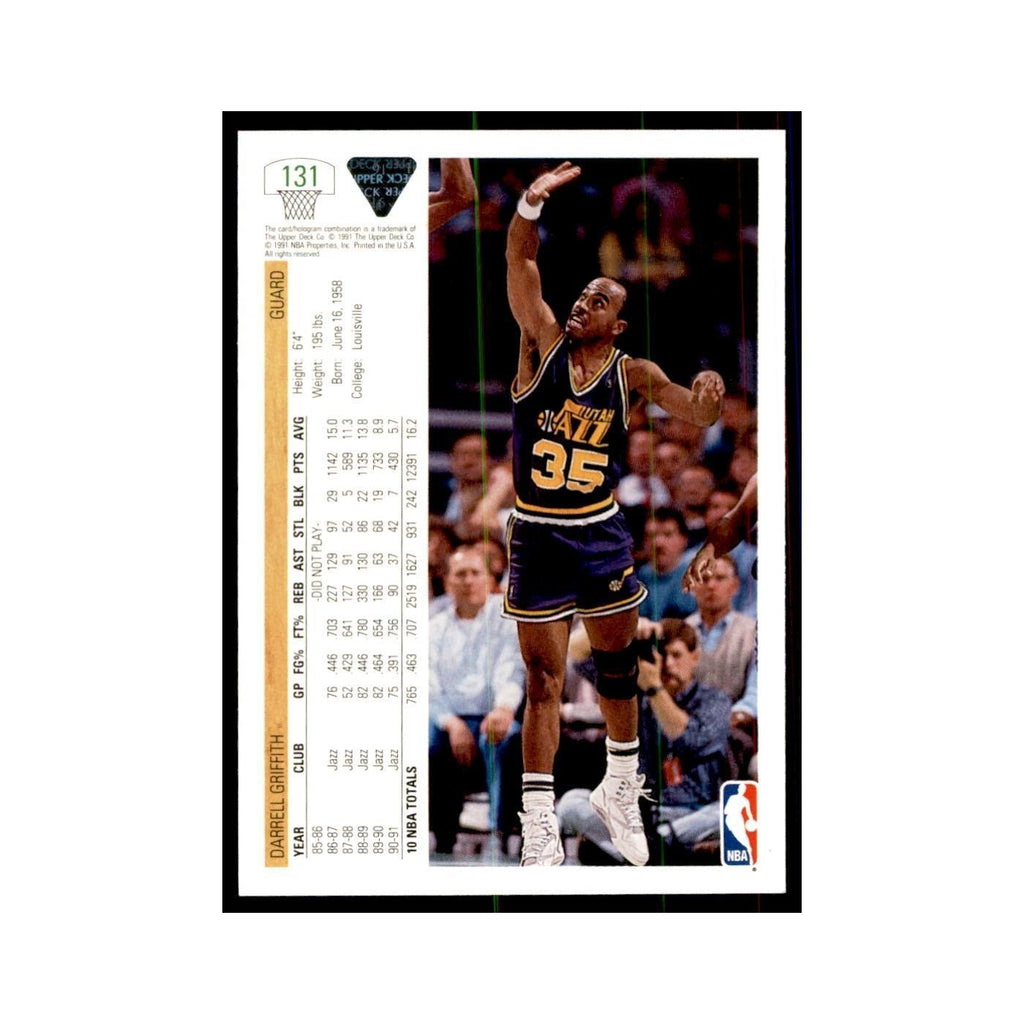 1991 Upper Deck Darrell Griffith Basketball Cards #131