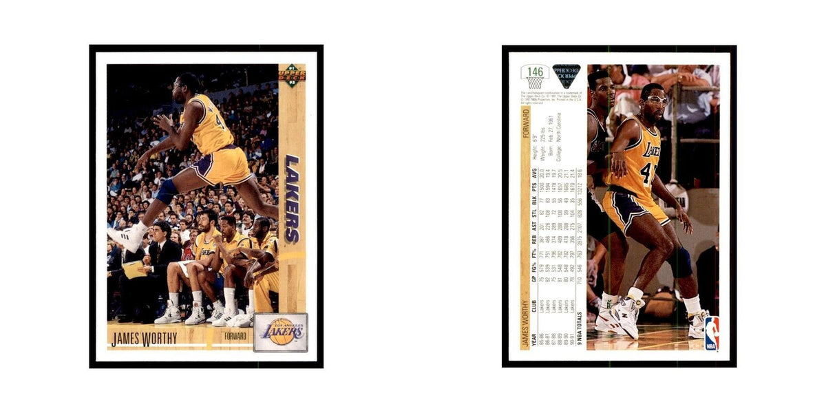 1991 Upper Deck James Worthy Basketball Cards #146