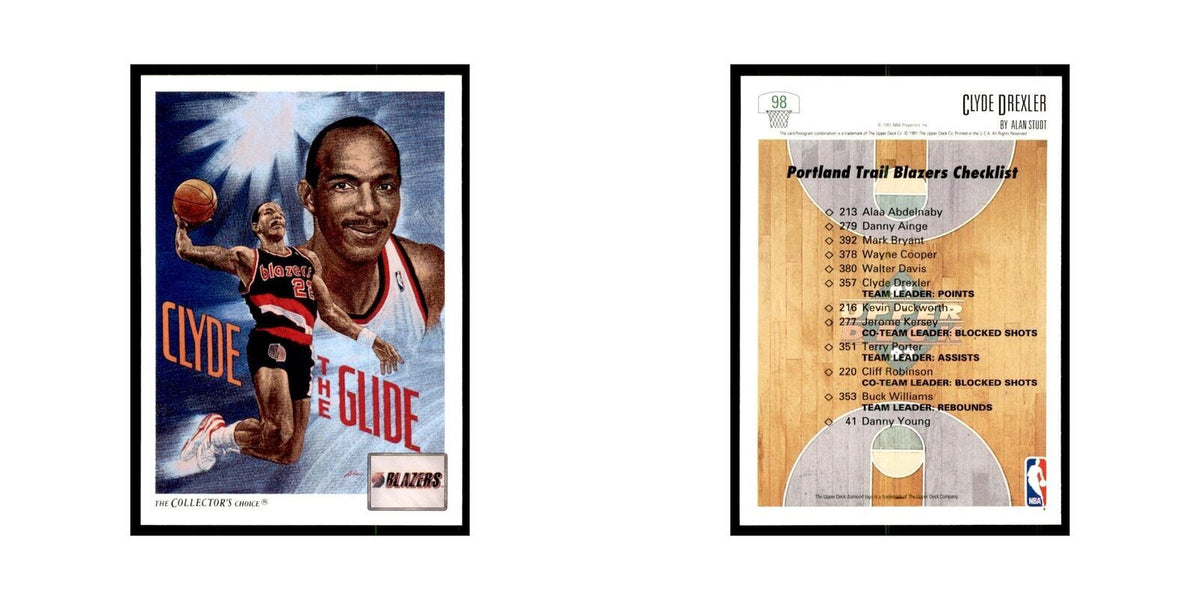 1991 Upper Deck Clyde Drexler Basketball Cards #98