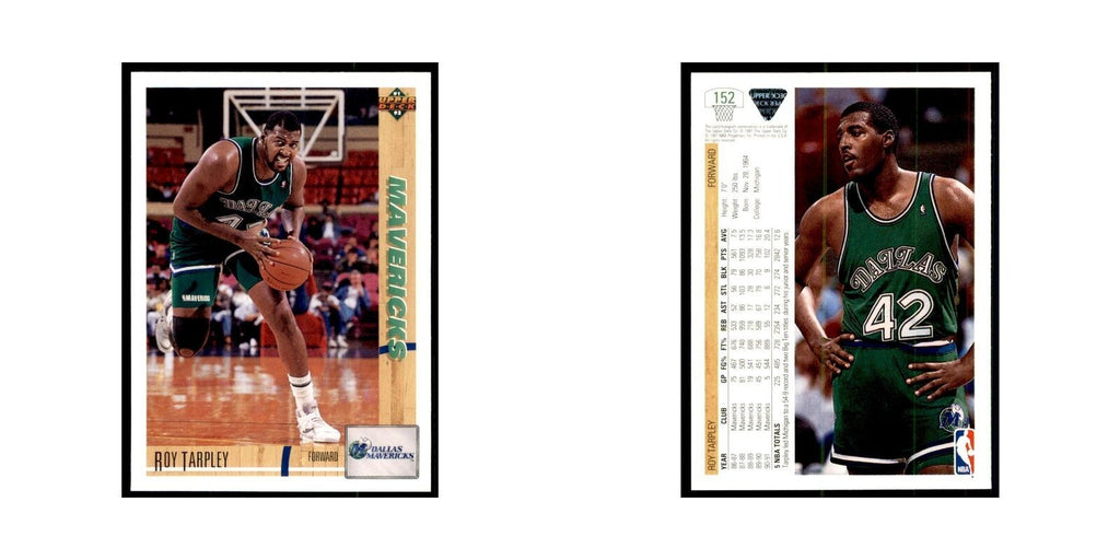 1991 Upper Deck Roy Tarpley Basketball Cards #152