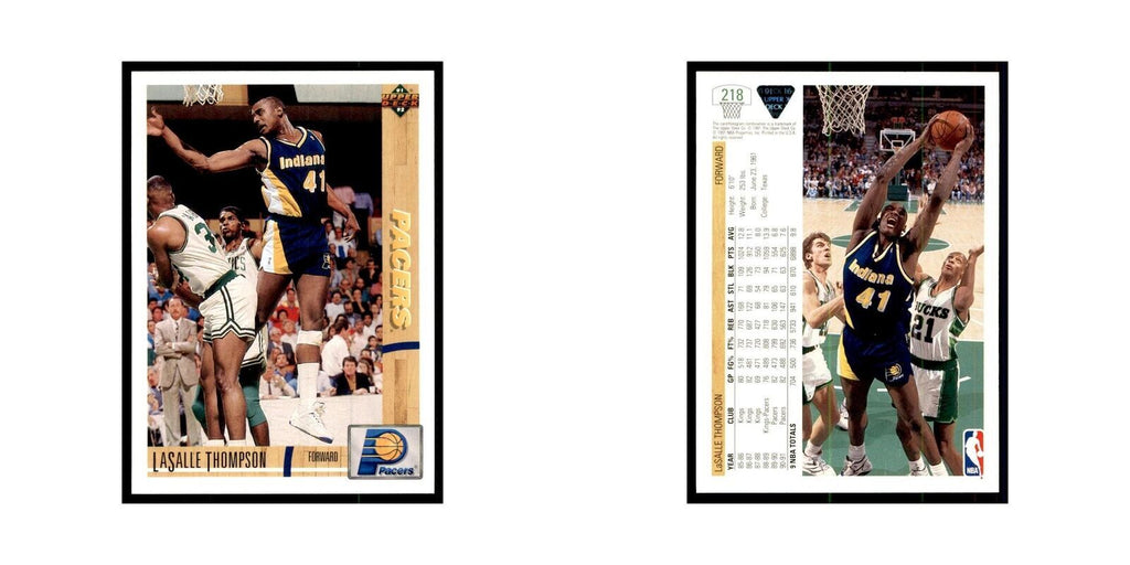 1991 Upper Deck LaSalle Thompson Basketball Cards #218