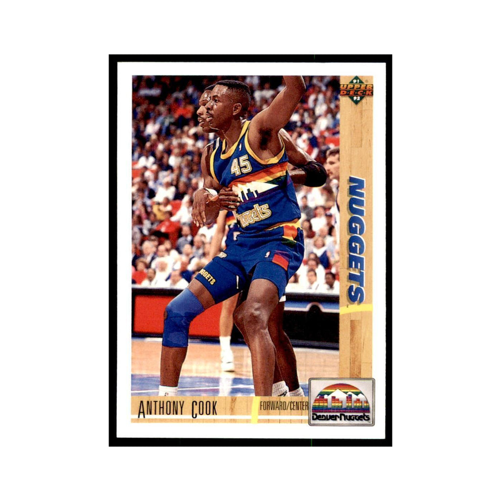 1991 Upper Deck Anthony Cook Basketball Cards #203