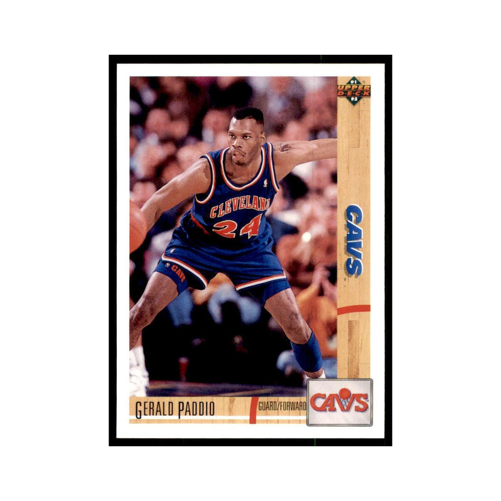 1991 Upper Deck Gerald Paddio Basketball Cards #230
