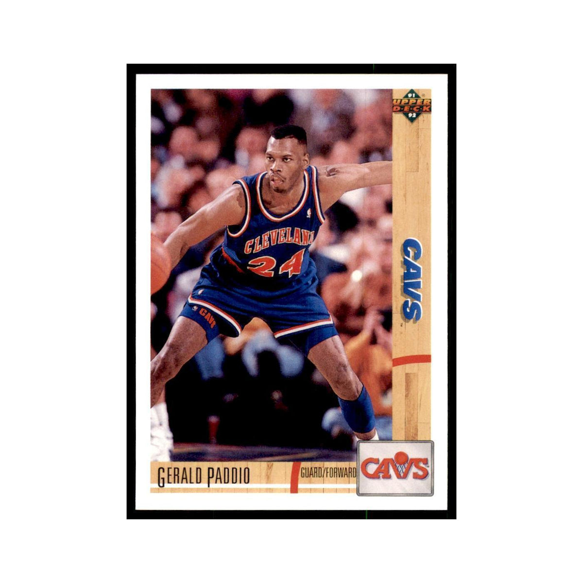 1991 Upper Deck Gerald Paddio Basketball Cards #230