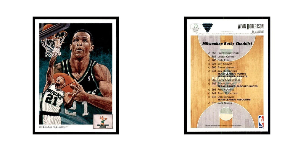 1991 Upper Deck Alvin Robertson Basketball Cards #73
