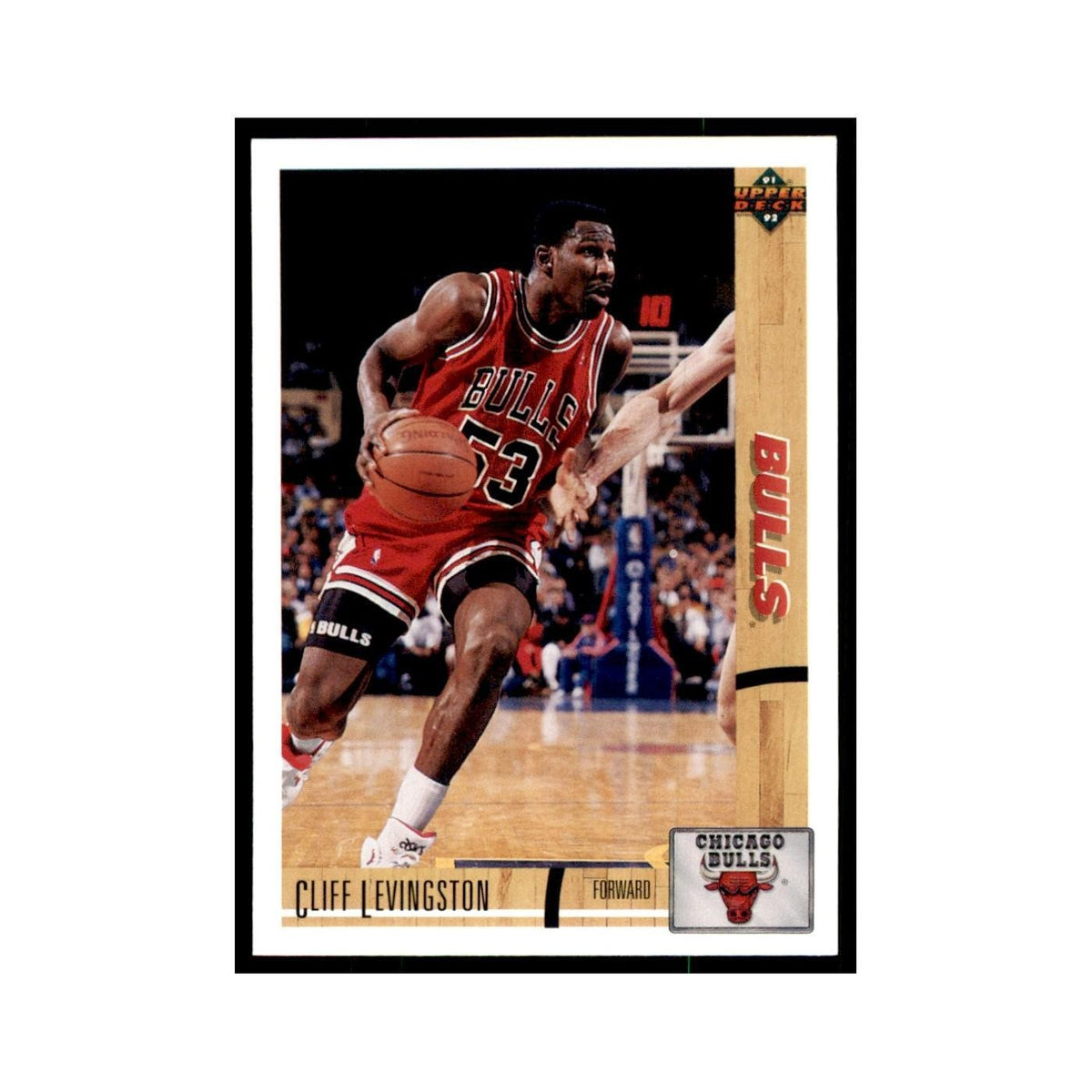 1991 Upper Deck Cliff Levingston Basketball Cards #187