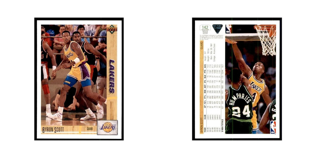 1991 Upper Deck Byron Scott Basketball Cards #142