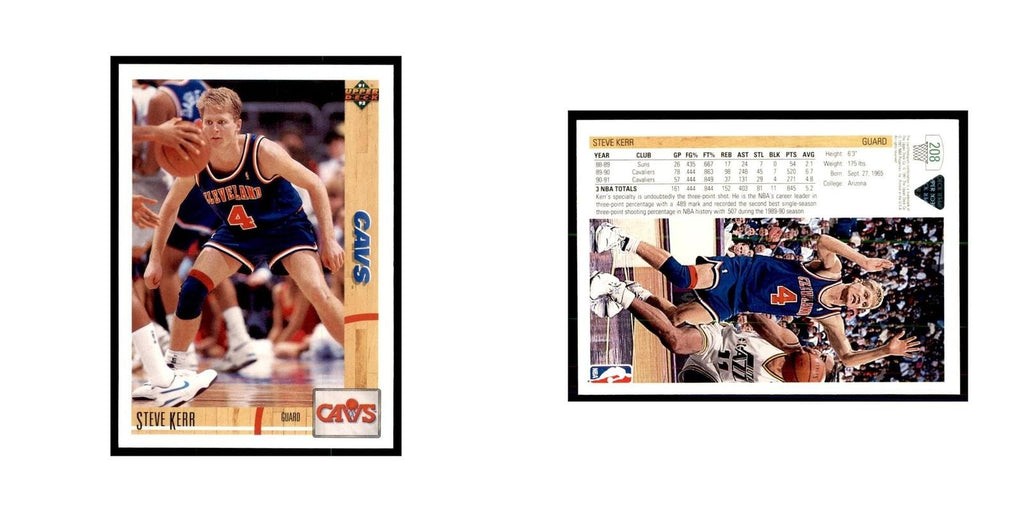 1991 Upper Deck Steve Kerr Basketball Cards #208