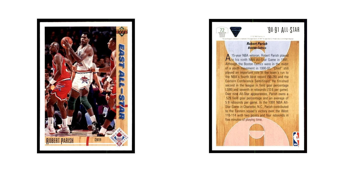 1991 Upper Deck Robert Parish Basketball Cards #72