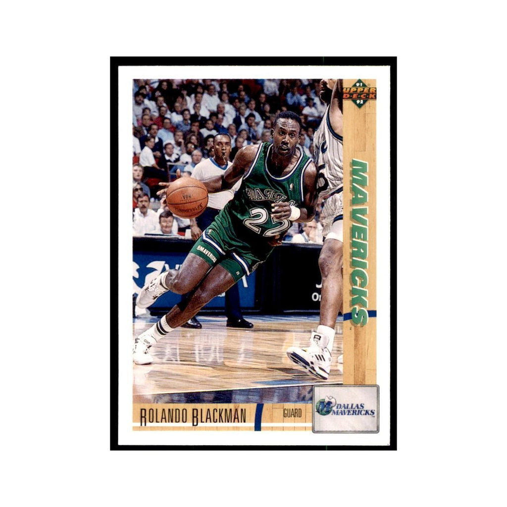 1991 Upper Deck Rolando Blackman Basketball Cards #154