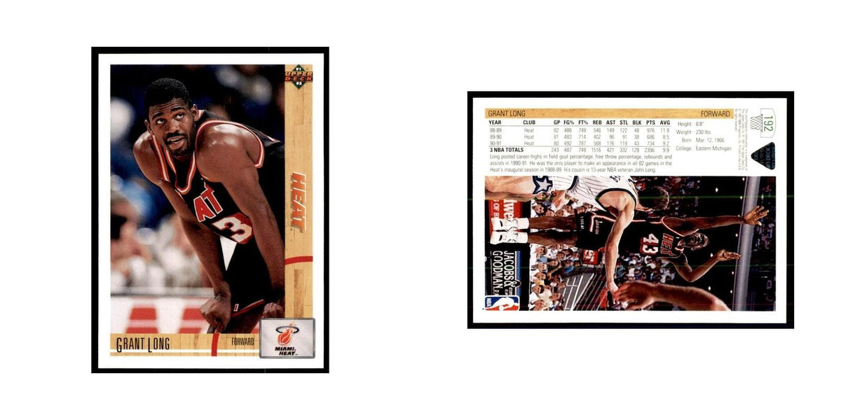 1991 Upper Deck Grant Long Basketball Cards #192