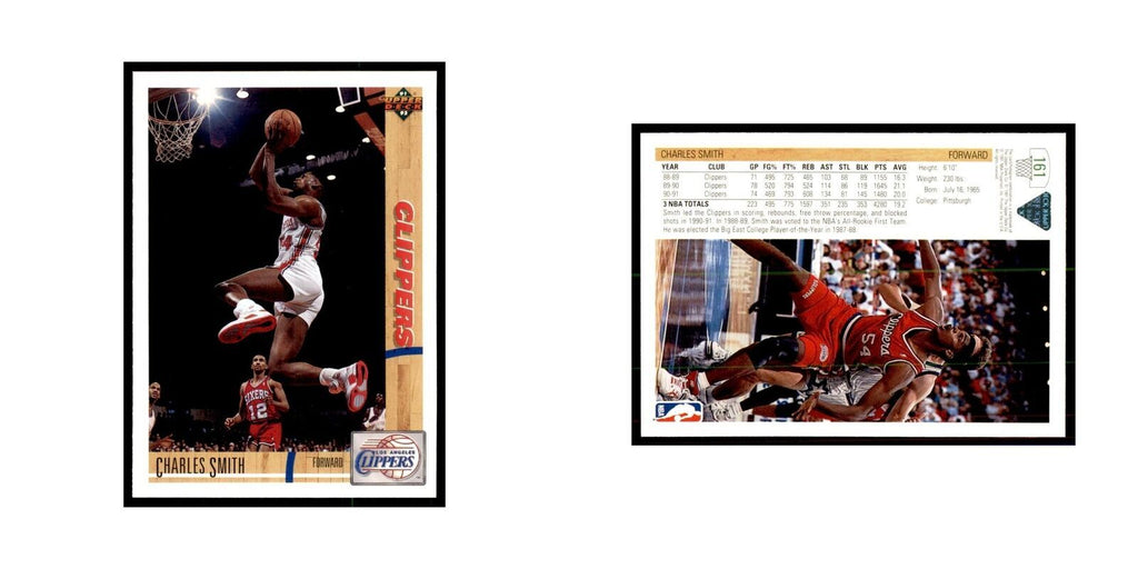 1991 Upper Deck Charles Smith Basketball Cards #161