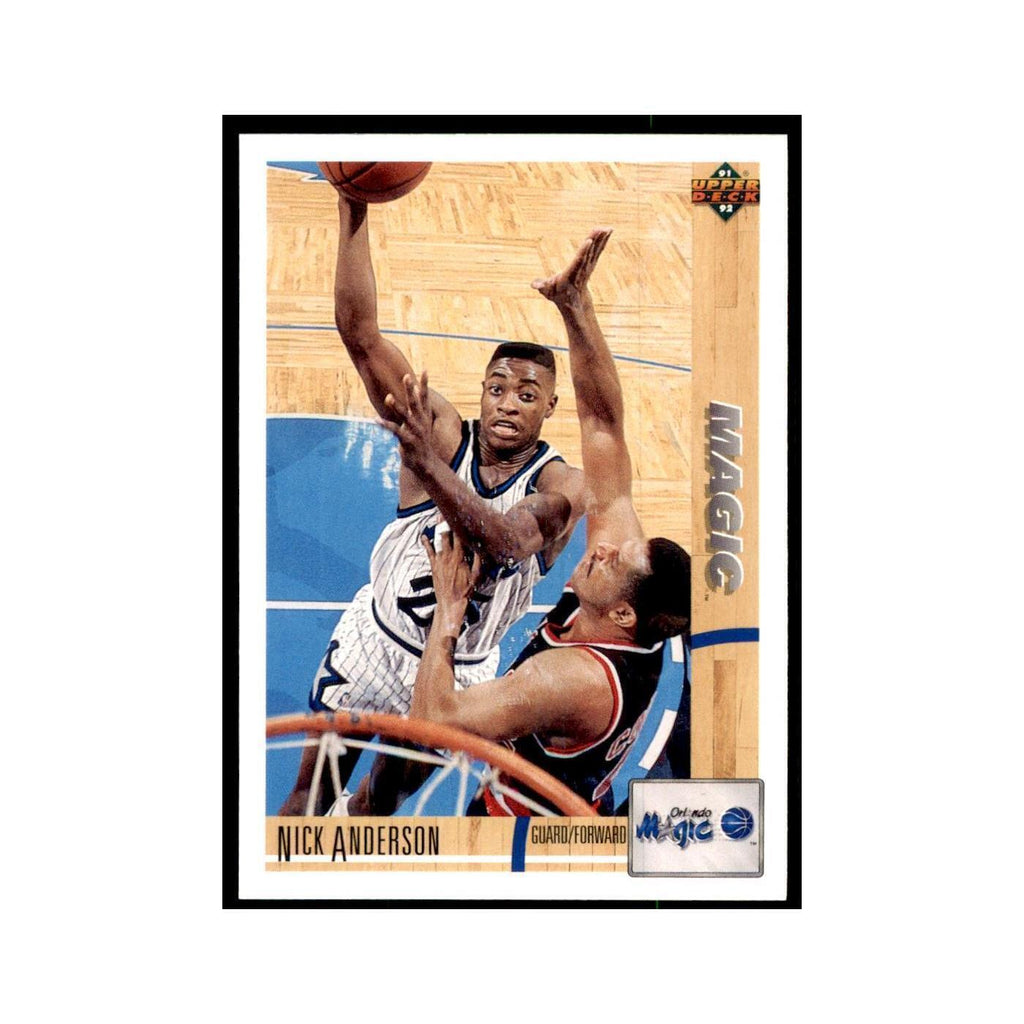1991 Upper Deck Nick Anderson Basketball Cards #228