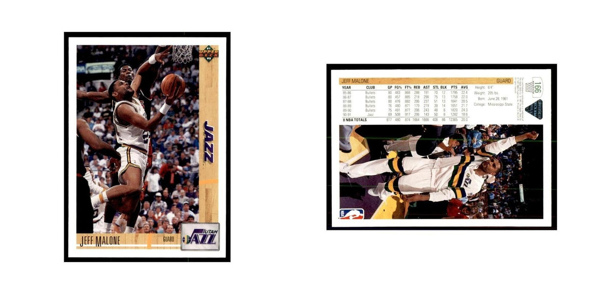 1991 Upper Deck Jeff Malone Basketball Cards #166