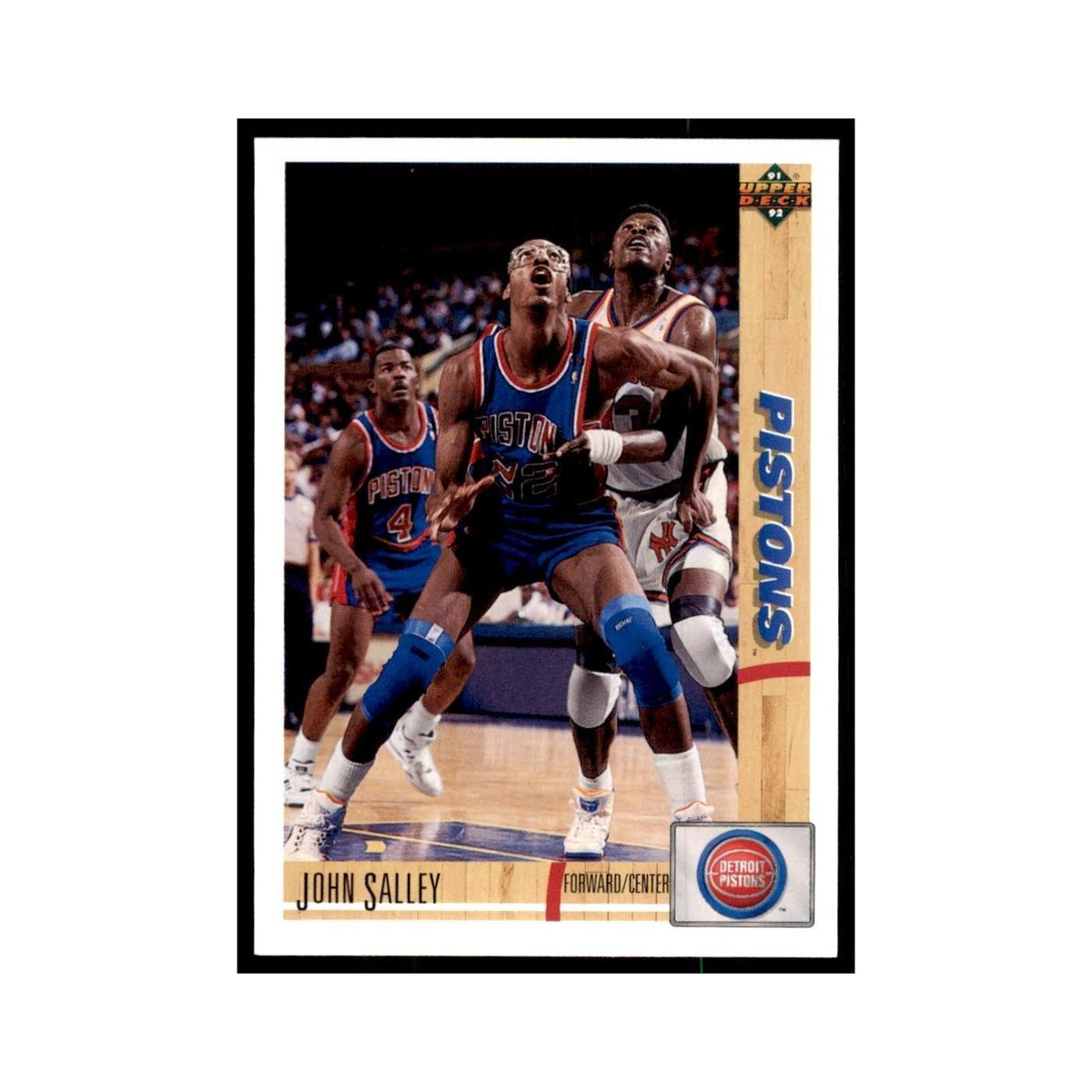 1991 Upper Deck John Salley Basketball Cards #190