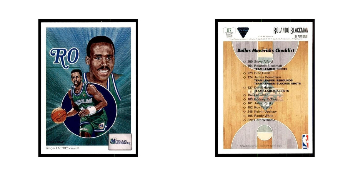 1991 Upper Deck Rolando Blackman Basketball Cards #87