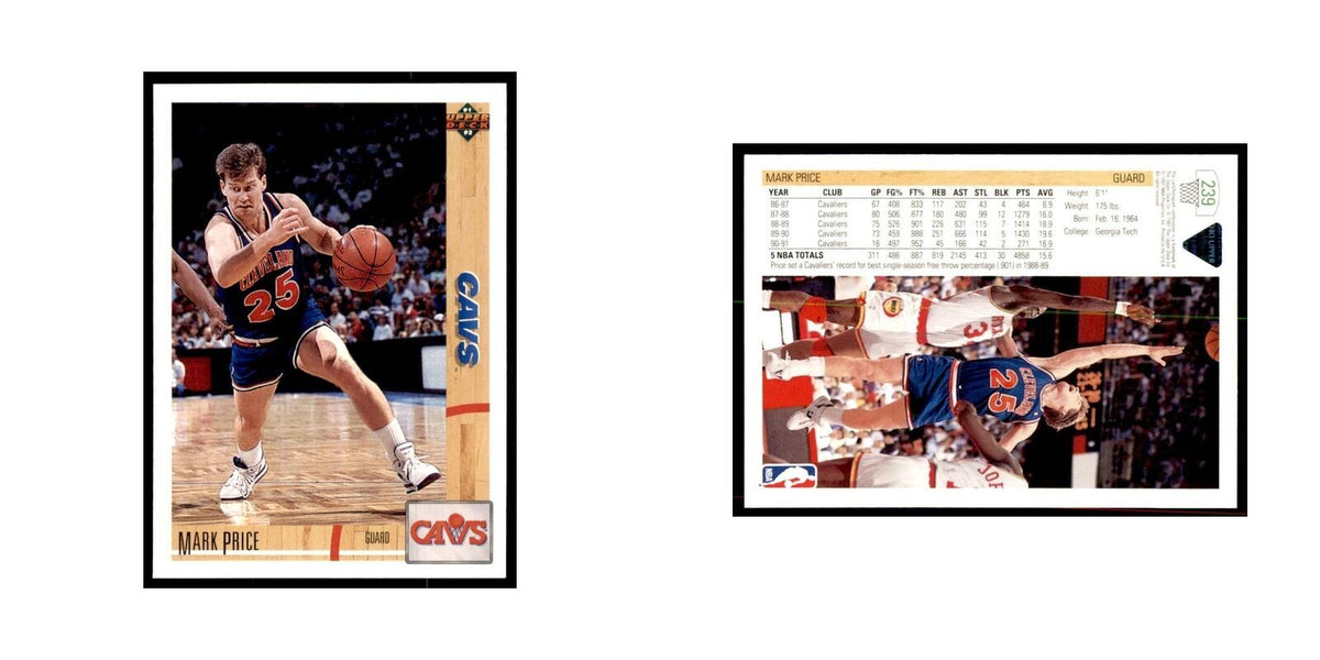 1991 Upper Deck Mark Price Basketball Cards #239