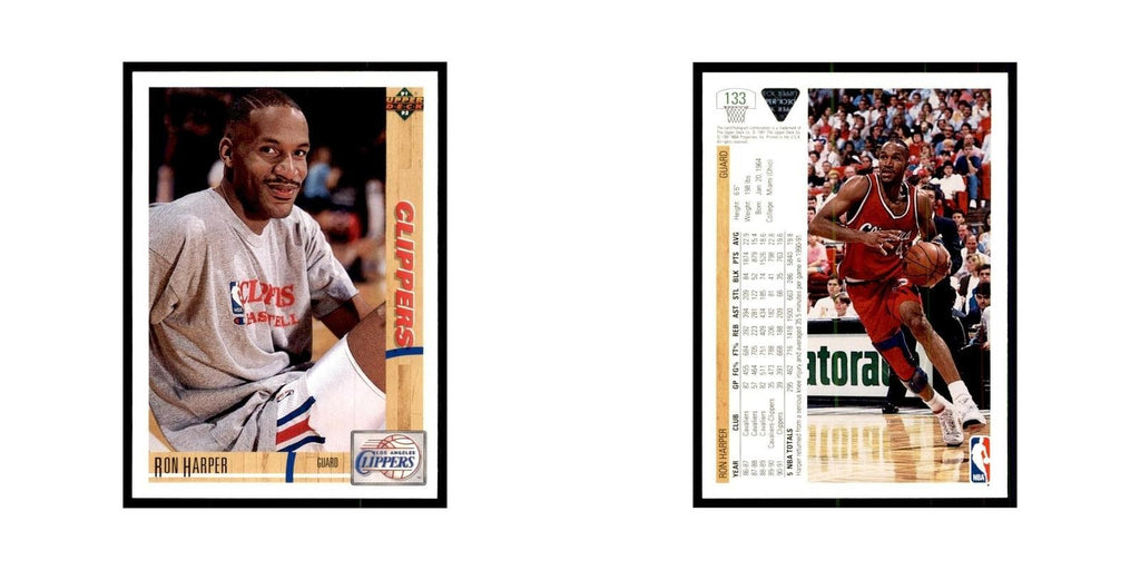 1991 Upper Deck Ron Harper Basketball Cards #133