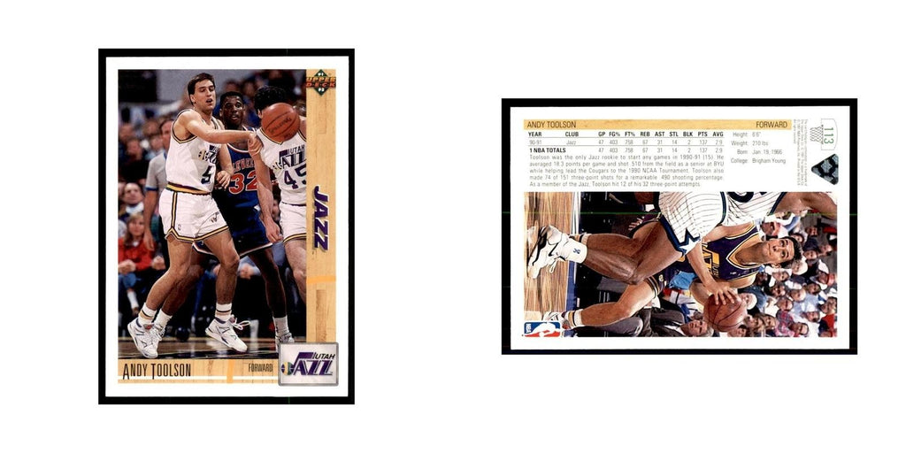 1991 Upper Deck Andy Toolson Basketball Cards #113