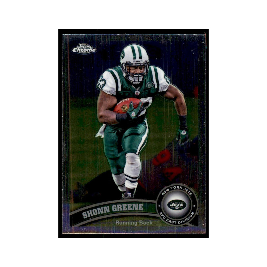 2011 Topps Chrome Shonn Greene Football Cards #187