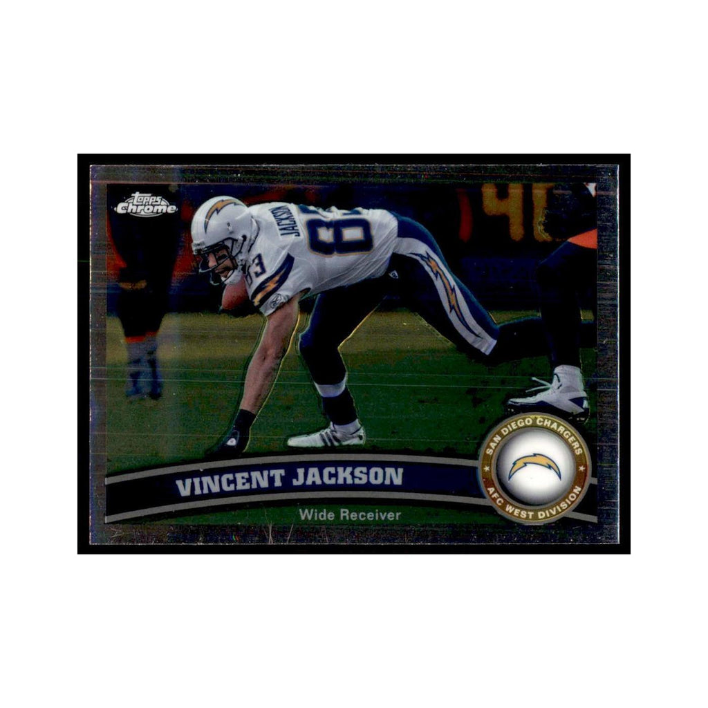 2011 Topps Chrome Vincent Jackson Football Cards #157
