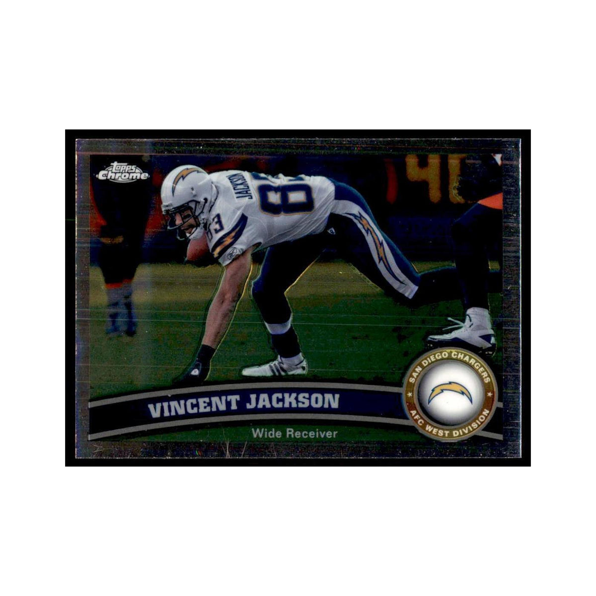 2011 Topps Chrome Vincent Jackson Football Cards #157