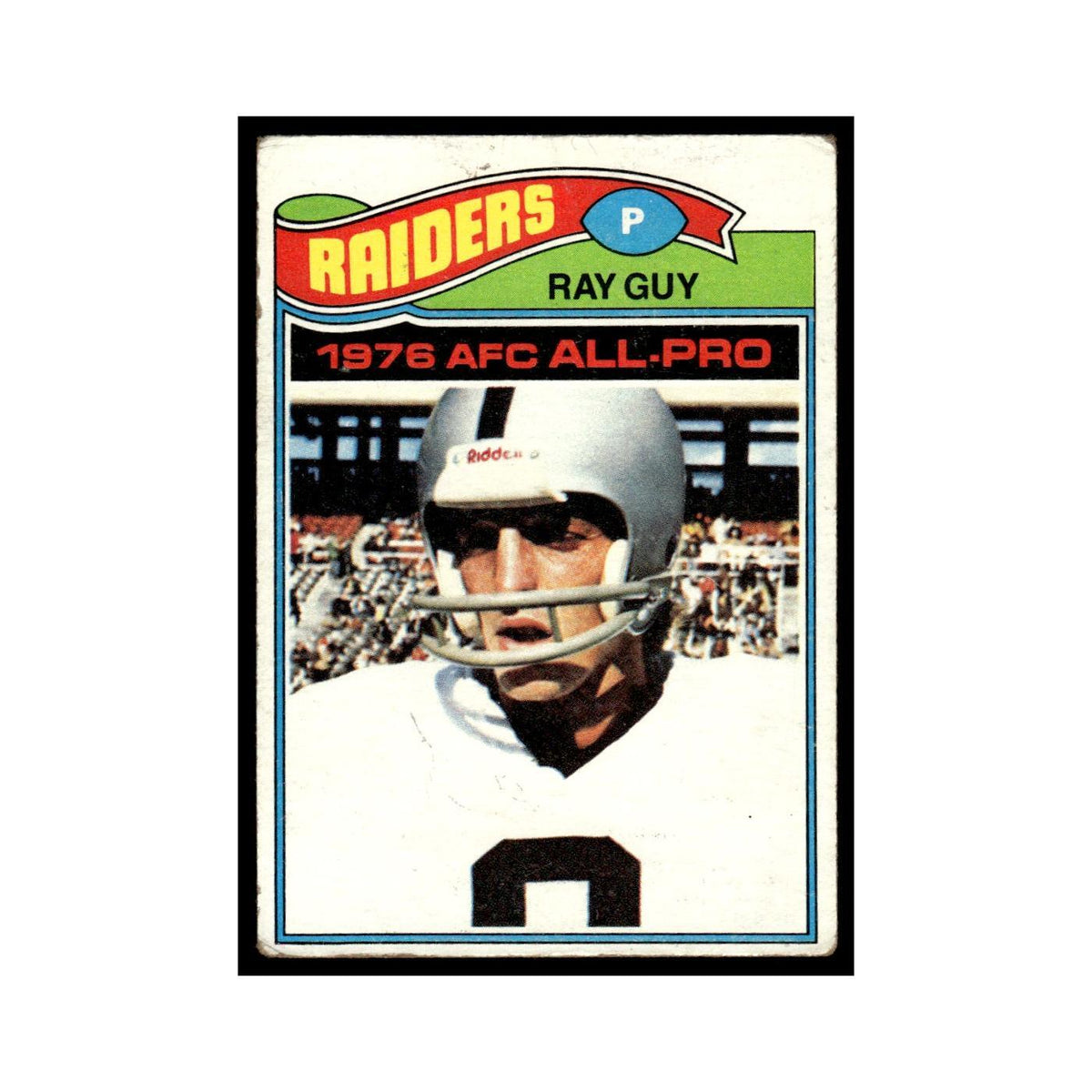 1977 Topps Ray Guy Raiders #320