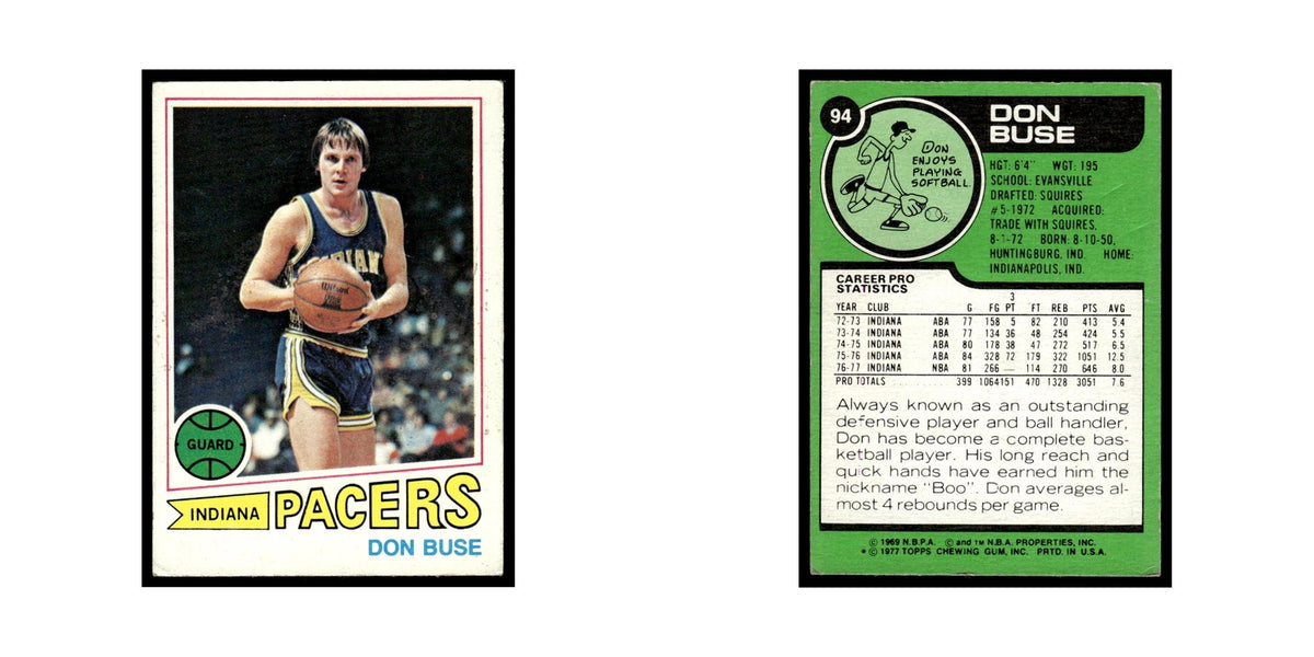 1977 Topps Don Buse Pacers #94