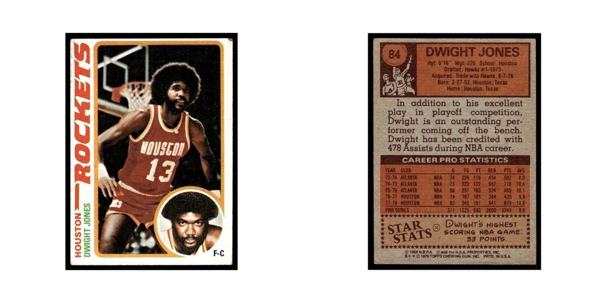 1978 Topps Dwight Jones Rockets #84