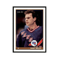 Randy Moller 1991 O-Pee-Chee #371 New York Rangers Hockey Card NM