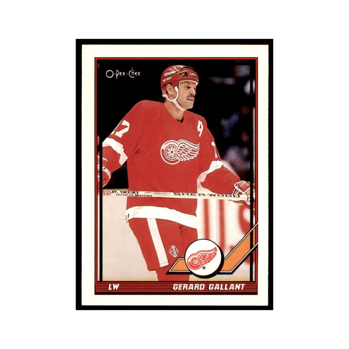 Gerard Gallant 1991 O-Pee-Chee #443 Detroit Red Wings Hockey Card NM