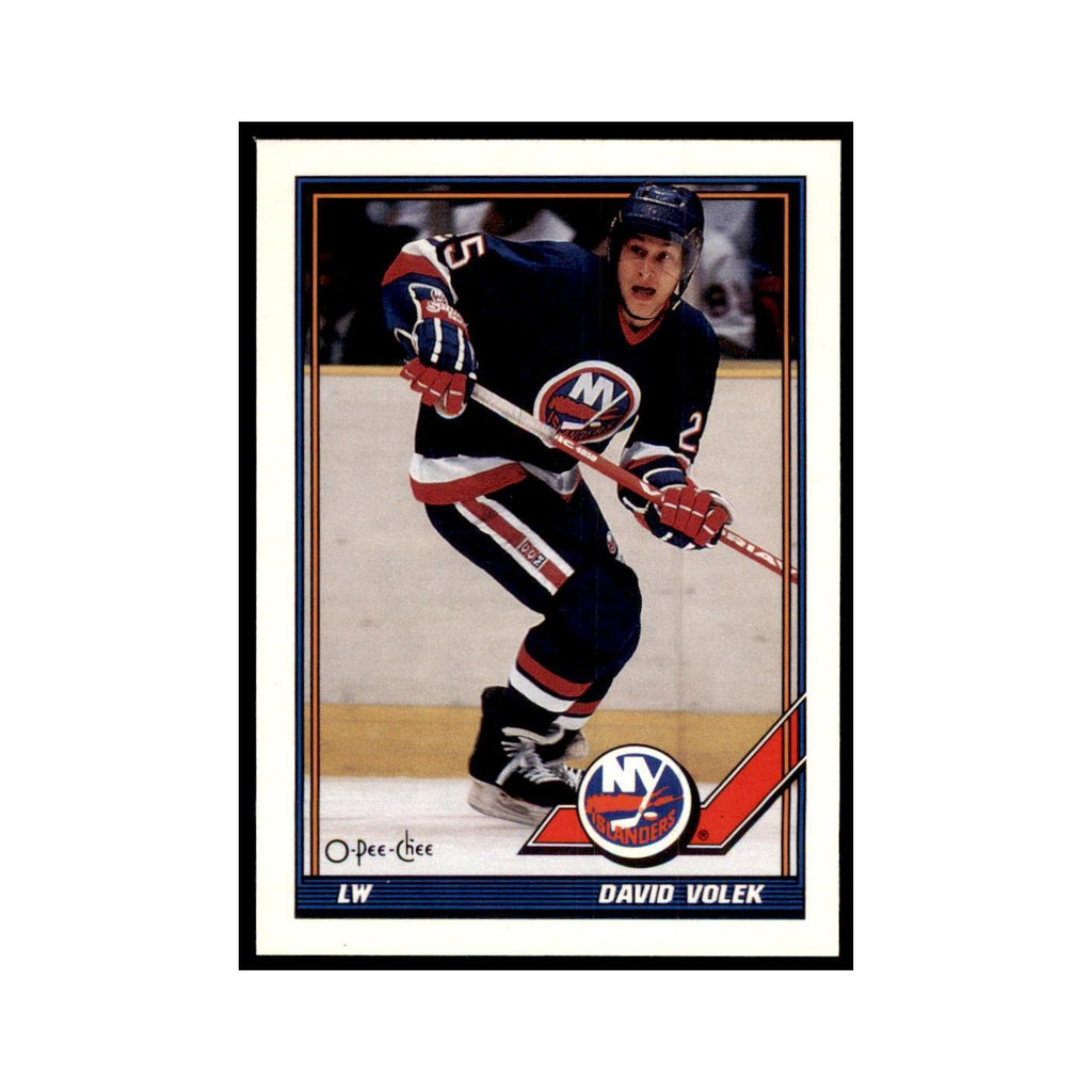 David Volek 1991 O-Pee-Chee #488 New York Islanders Hockey Card NM