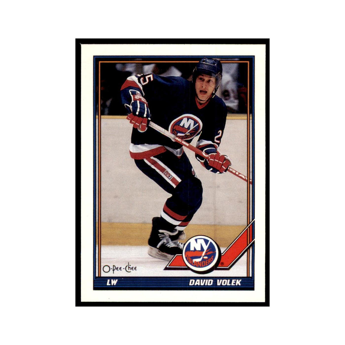 David Volek 1991 O-Pee-Chee #488 New York Islanders Hockey Card NM
