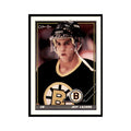 Jeff Lazaro Rookie 1991 O-Pee-Chee #380 Boston Bruins Hockey Card NM