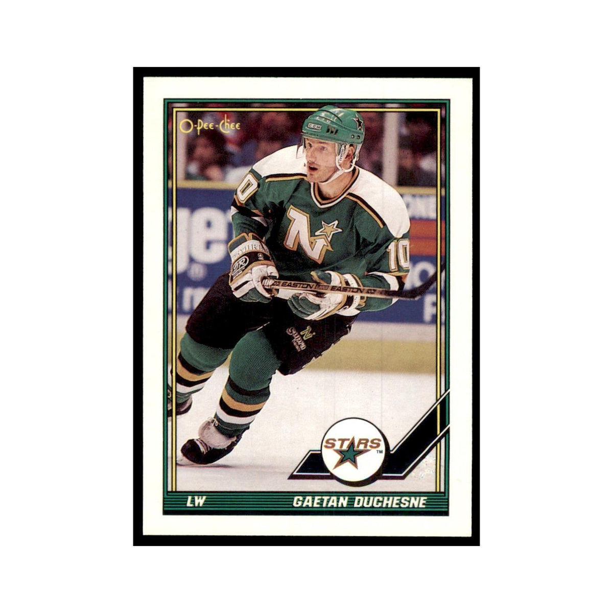 Gaetan Duchesne 1991 O-Pee-Chee #433 Minnesota North Stars Hockey Card NM