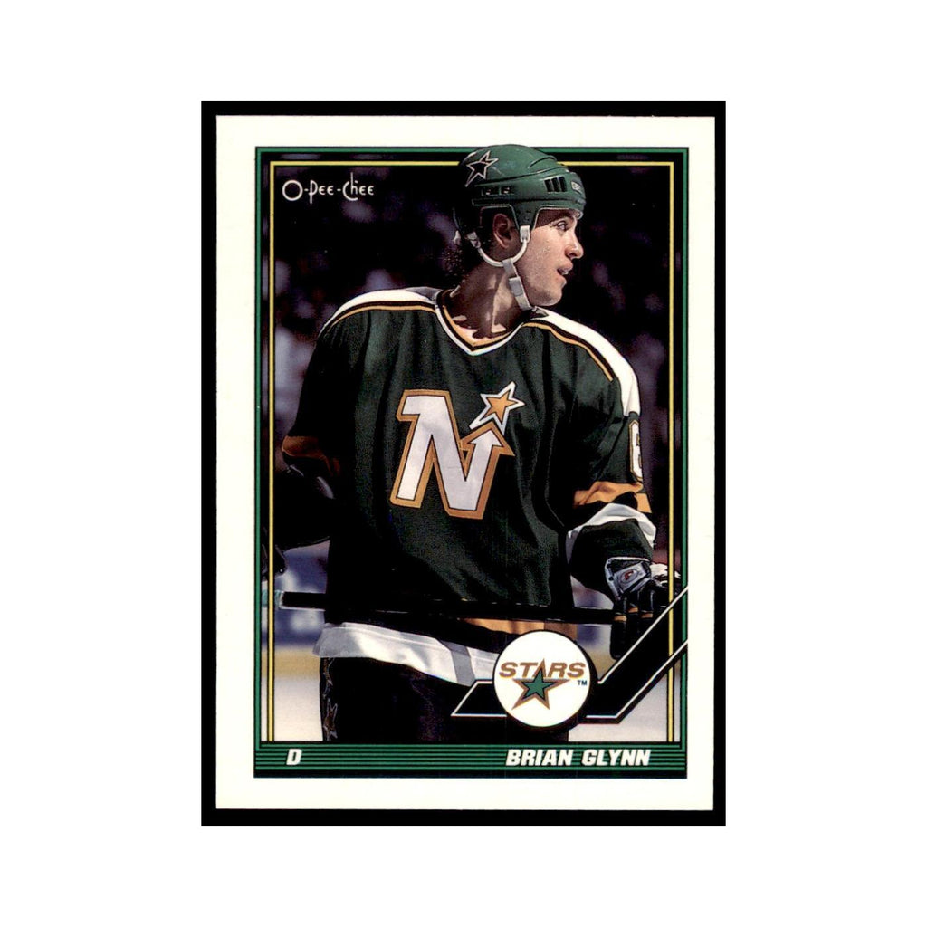 Brian Glynn Rookie 1991 O-Pee-Chee #506 Minnesota North Stars Hockey Card NM