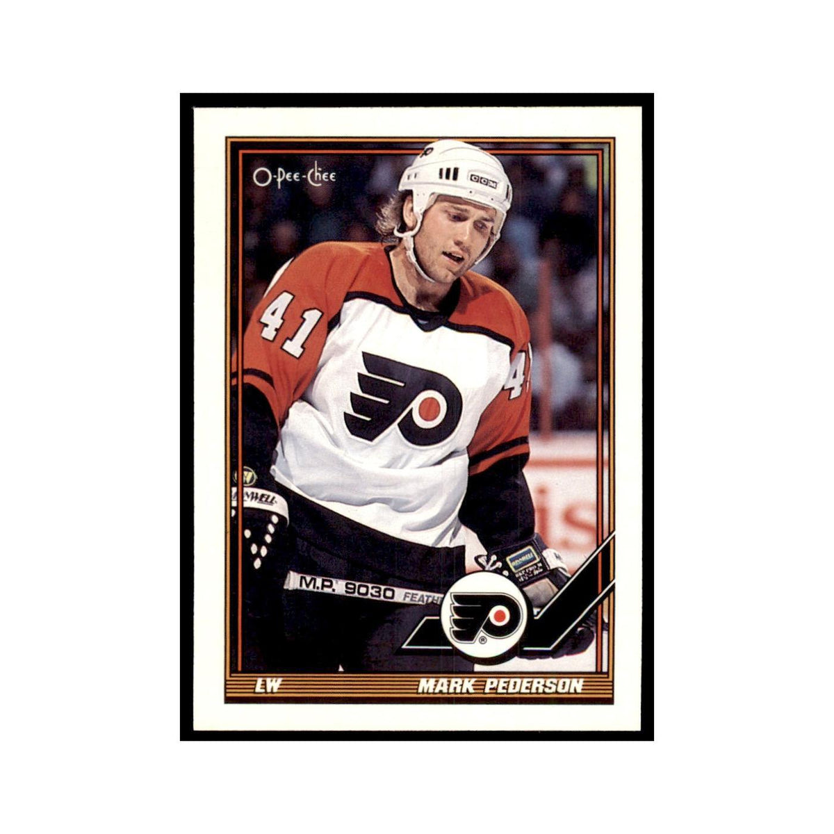 Mark Pederson 1991 O-Pee-Chee #399 Philadelphia Flyers Hockey Card NM