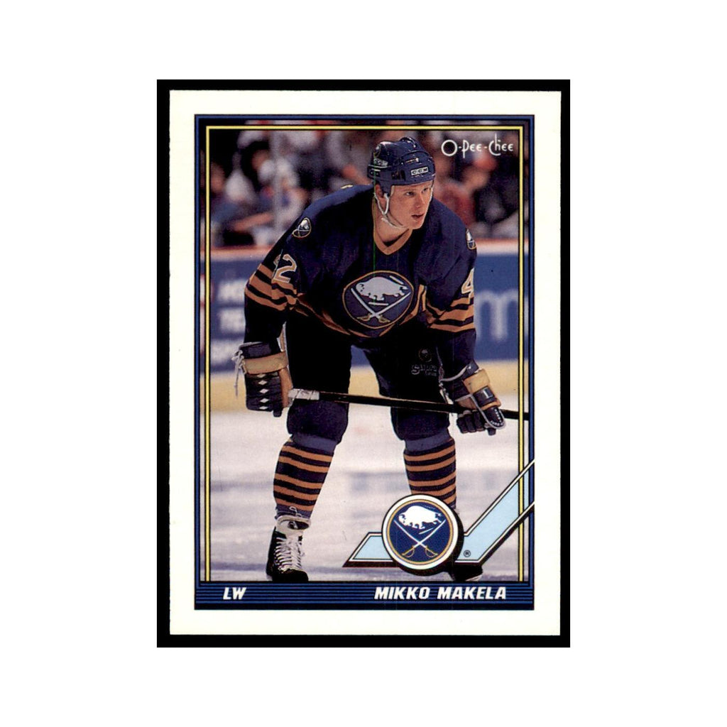 Mikko Makela 1991 O-Pee-Chee #503 Buffalo Sabres Hockey Card NM