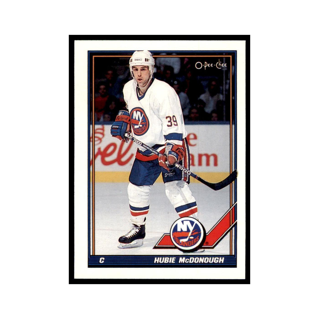 Hubie McDonough 1991 O-Pee-Chee #389 New York Islanders Hockey Card NM