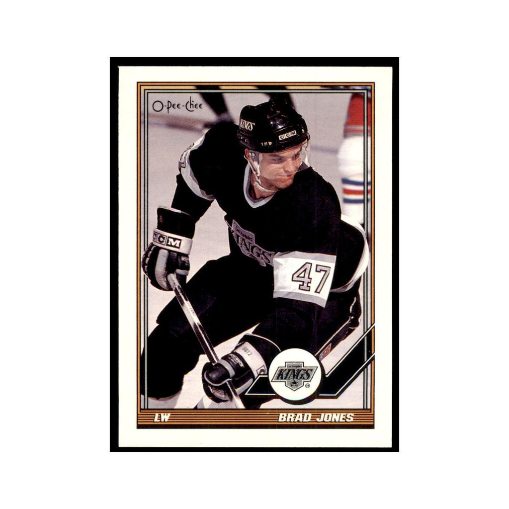 Brad Jones Rookie 1991 O-Pee-Chee #478 Los Angeles Kings Hockey Card NM