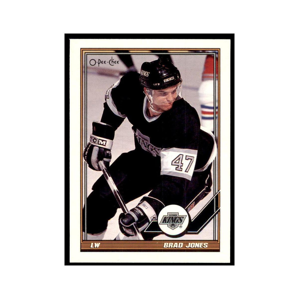 Brad Jones Rookie 1991 O-Pee-Chee #478 Los Angeles Kings Hockey Card NM