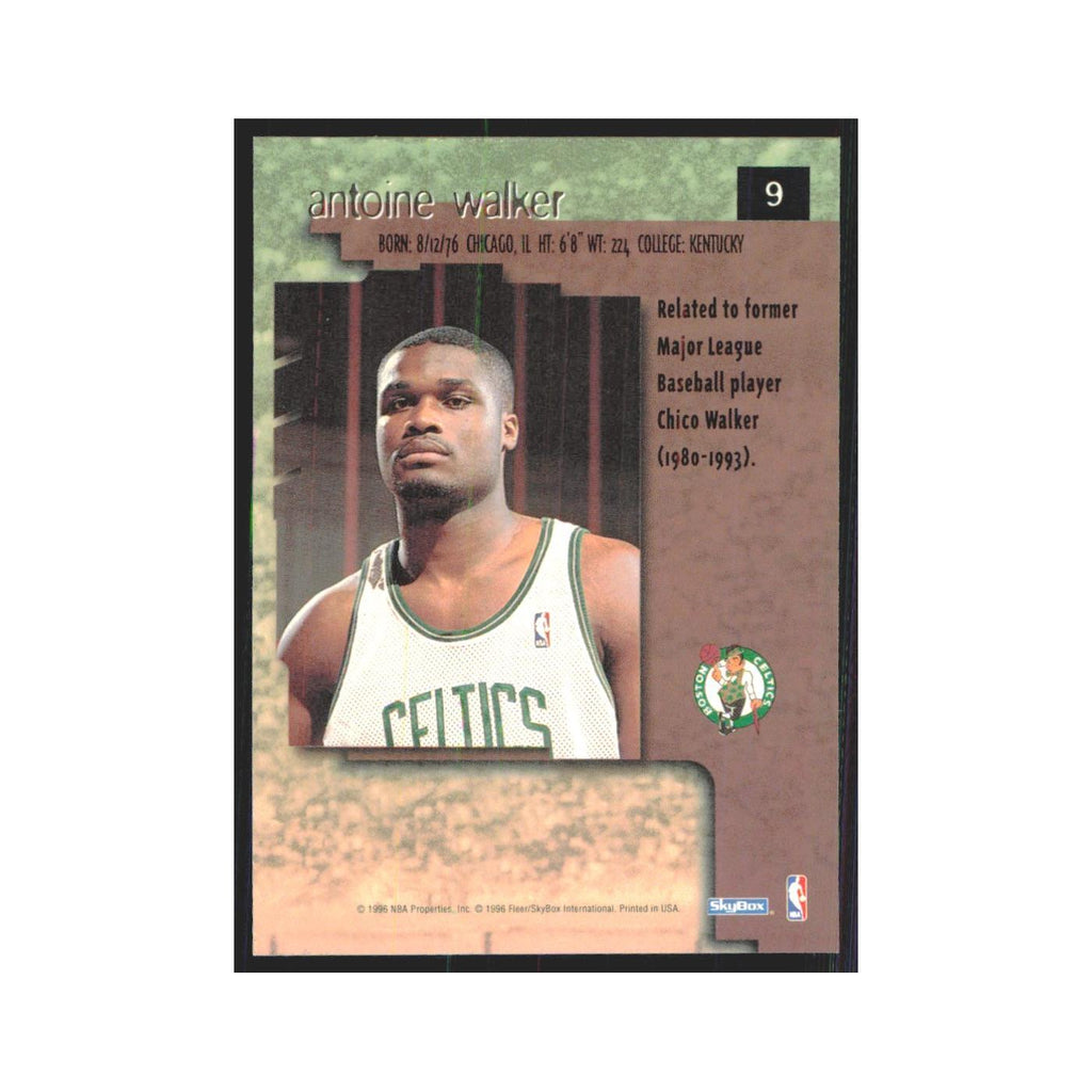 Antoine Walker 1996 SkyBox Premium #9 Boston Celtics Basketball Card NM
