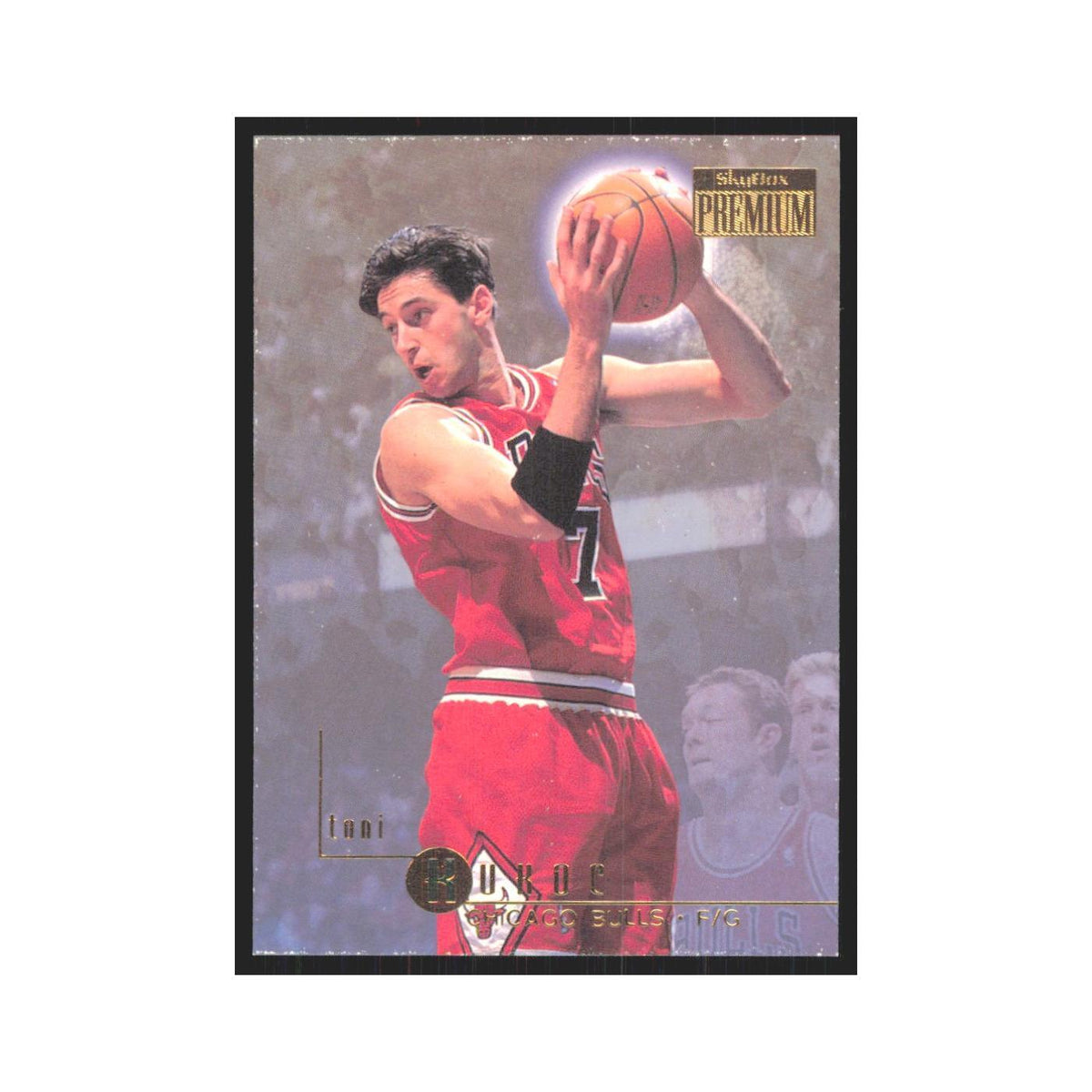 Toni Kukoc 1996 SkyBox Premium #17 Chicago Bulls Basketball Card NM