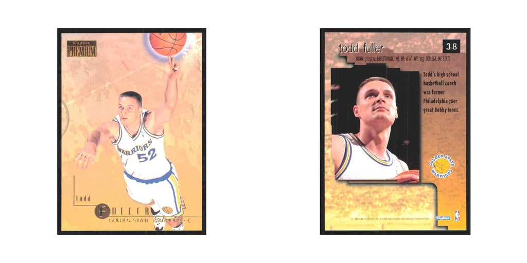 Todd Fuller 1996 SkyBox Premium #38 Golden State Warriors Basketball Card NM