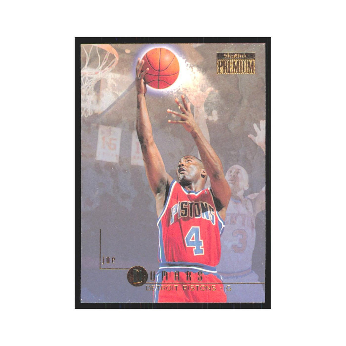 Joe Dumars 1996 SkyBox Premium #33 Detroit Pistons Basketball Card NM