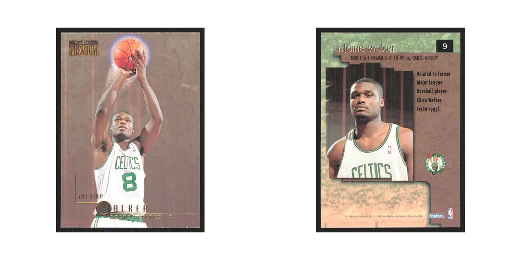 Antoine Walker 1996 SkyBox Premium #9 Boston Celtics Basketball Card NM