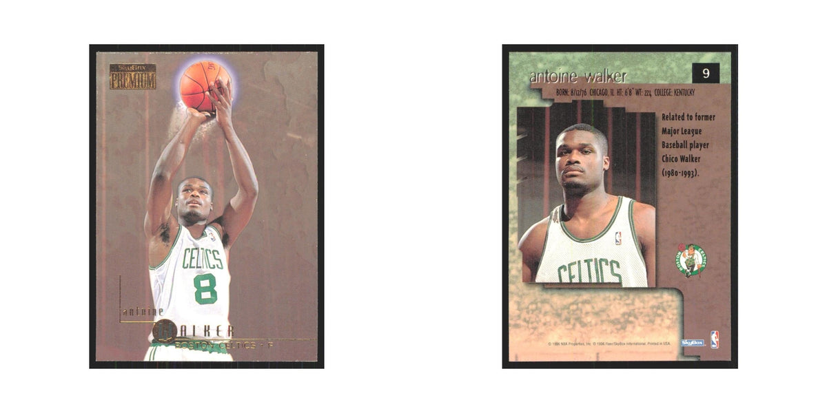Antoine Walker 1996 SkyBox Premium #9 Boston Celtics Basketball Card NM